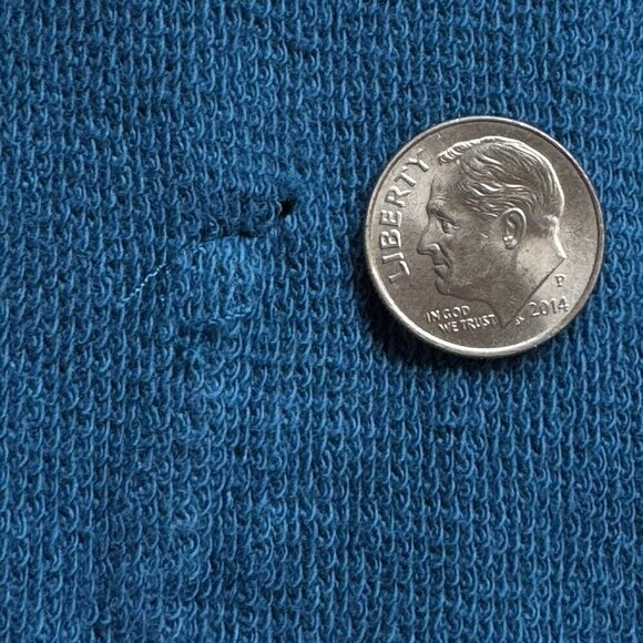 Nike ACG Vintage Drawstring Hoodie Blue Raglan Sleeve Kanga Pocket Size Medium - Picture 10 of 11